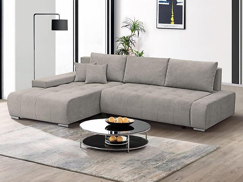Beautysofa Ecksofa DRACO mit Schlaffunktion und günstig online kaufen