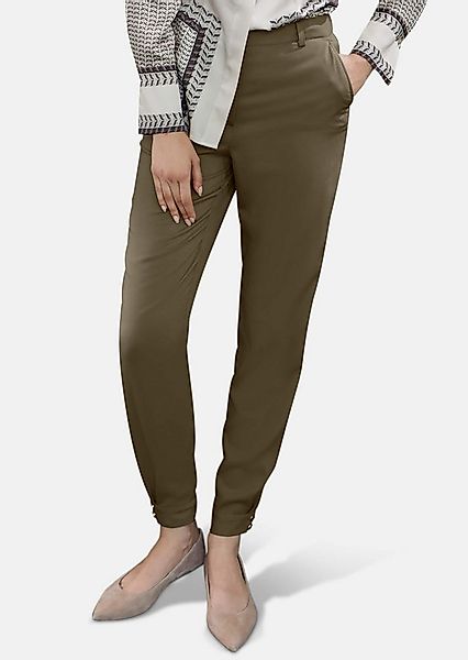 MADELEINE Stoffhose Schmale Hose mit modischem Saumbündchen günstig online kaufen