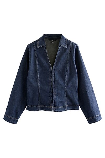 Next Jeansbluse Langärmeliges Denimhemd mit Haken- günstig online kaufen