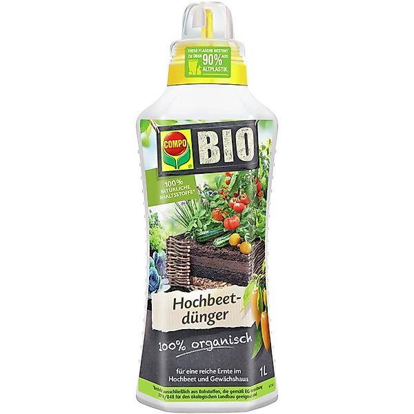 Compo BIO Hochbeetdünger 1, für alle Obst- und Gemüsesorten günstig online kaufen