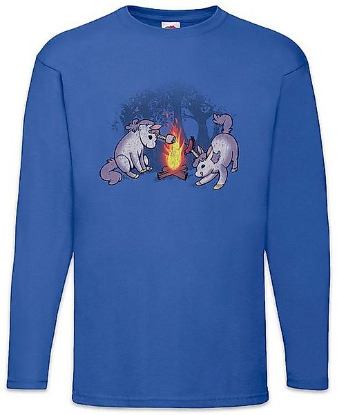 Urban Backwoods Langarmshirt Campicorns I Langarm T-Shirt Einhorn Regenboge günstig online kaufen