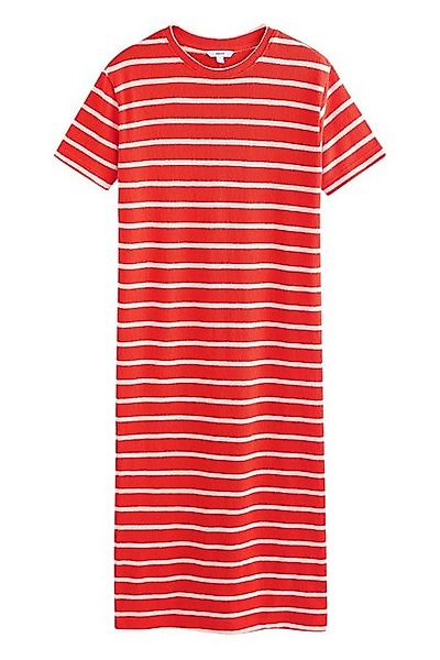 Next Jerseykleid Kurzärmeliges Kleid in gestreifter Strickoptik (1-tlg) günstig online kaufen