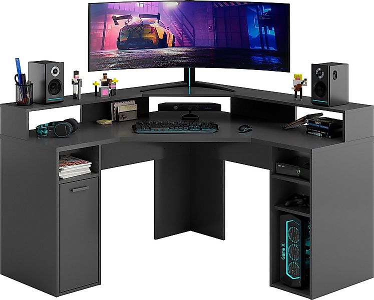FMD Gamingtisch Eckschreibtisch Zocker 2 günstig online kaufen