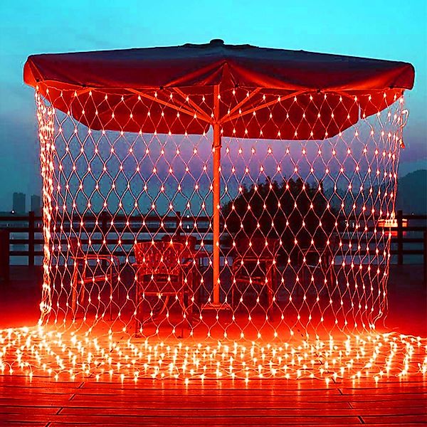SERBASIC Lichternetz 31V DC Mesh Lichtervorhang günstig online kaufen