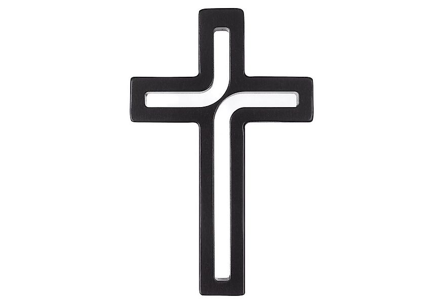 Luda Studio Wanddekoobjekt, Hölzernes Hängekreuz Modern Kruzifix 25x16cm günstig online kaufen