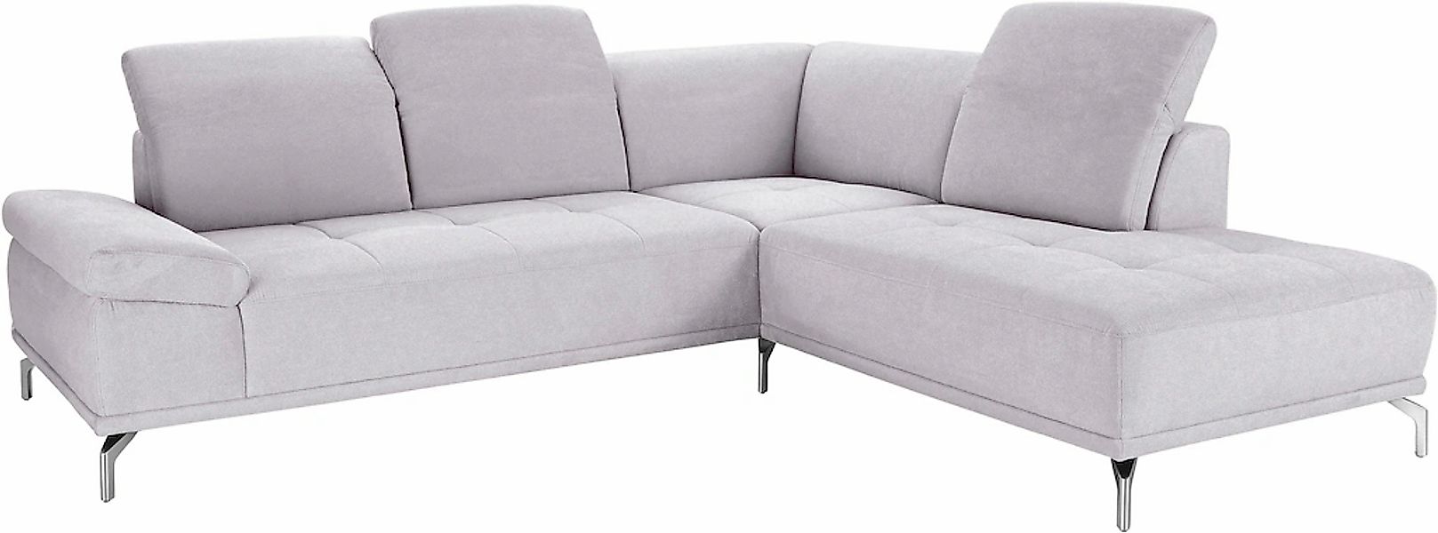 Places of Style Ecksofa "Caluna", Inkl.Sitztiefenverstellung, wahlweise mit günstig online kaufen