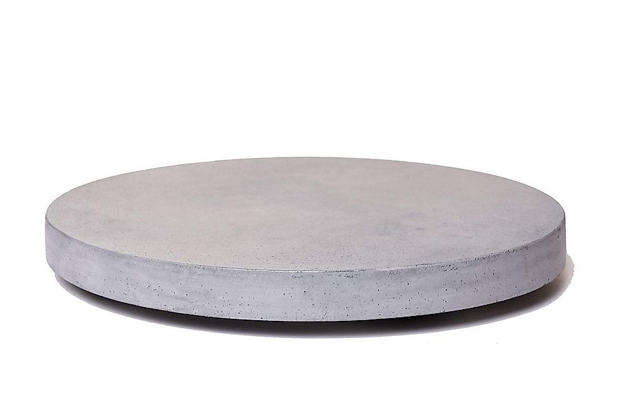 VIVANNO Pflanzenroller Kunststein MOVO Rund - Grau Matt, (1-St), 28x4 cm günstig online kaufen