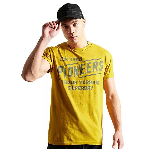 Superdry Heritage Mountain Relax Kurzarm T-shirt XL Chai Tea günstig online kaufen