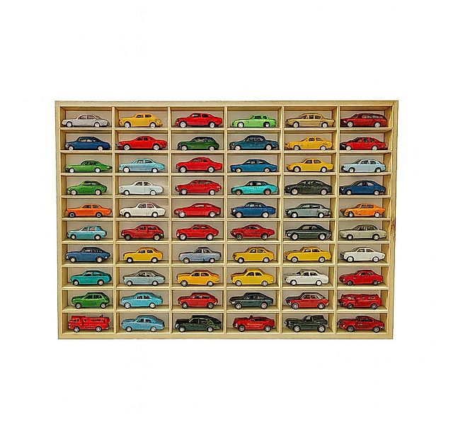 FabaHome Kinderregal Sammelvitrine für Modellautos, Sezkasten aus Holz mit günstig online kaufen