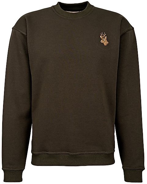 Hubertus® Hunting Rundhalspullover Jagdpullover mit Motiv Winterpullover An günstig online kaufen