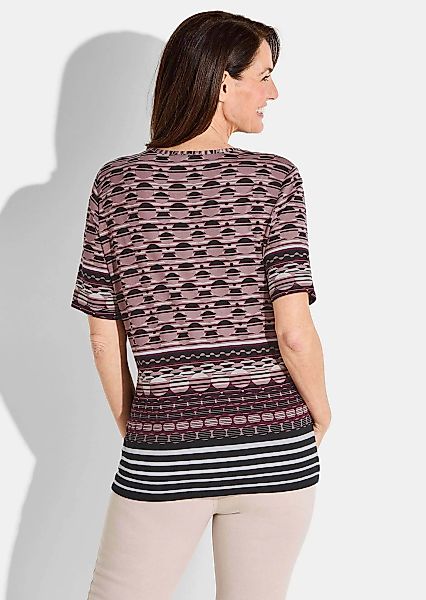 GOLDNER T-Shirt "Shirt mit grafischem Alloverprint" günstig online kaufen