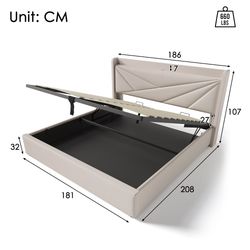 BlingBin Polsterbett Stauraumbett Jugendbett (1-tlg., Doppelbett günstig online kaufen
