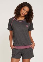 Vivance Dreams Shorty, (2 tlg.), mit dekorativen Flatlock-Nähten in Neonfar günstig online kaufen
