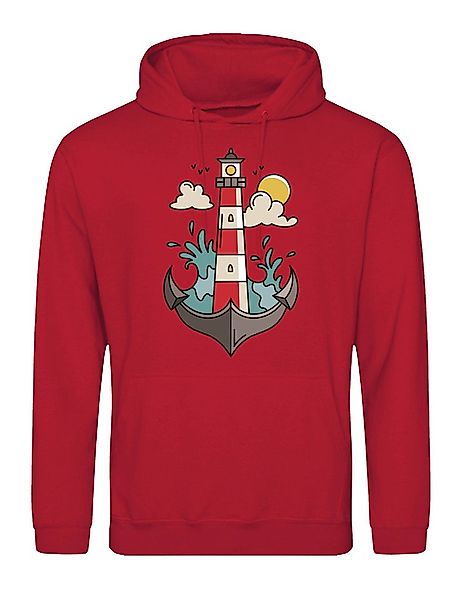 Youth Designz Kapuzenpullover Herren Hoodie Pullover "Anker Leuchtturm" lus günstig online kaufen