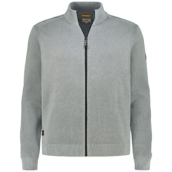 camel active Strickjacke mit Struktur Farbe blau Größe: 3XL günstig online kaufen