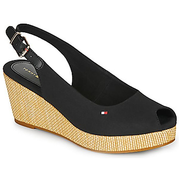 Tommy Hilfiger  Sandalen ICONIC ELBA SLING BACK WEDGE günstig online kaufen