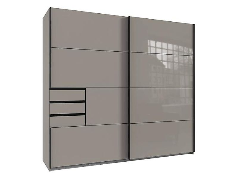 Schwebetürenschrank 2-trg. ca.225x210x64 cm Saharagrau günstig online kaufen