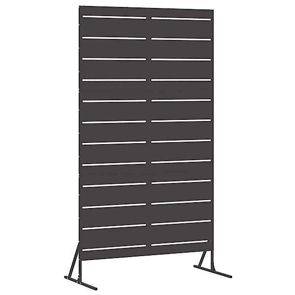 vidaXL Sichtschutz Schwarz 100 x 50 x 180 cm Stahl 868563 günstig online kaufen