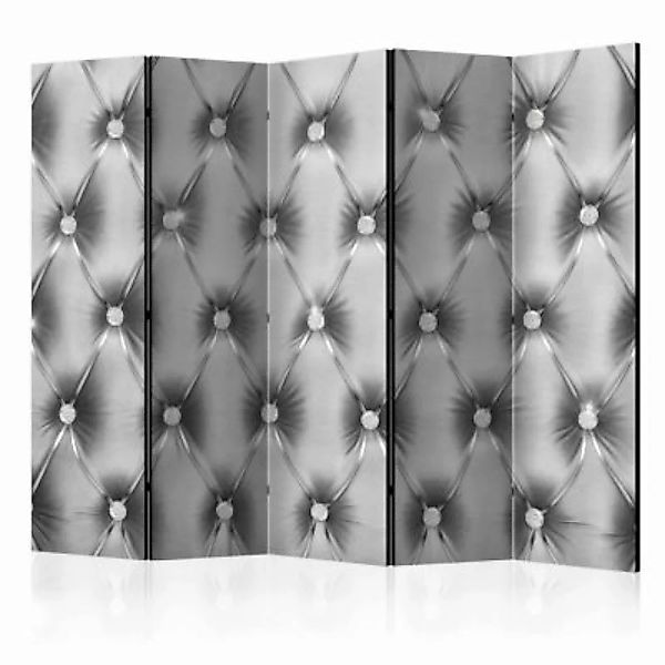 artgeist Paravent Silver Luxury II [Room Dividers] grau/schwarz Gr. 225 x 1 günstig online kaufen