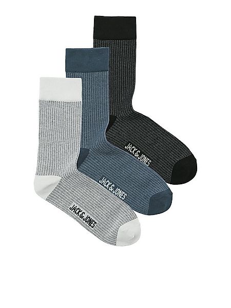 Jack & Jones Freizeitsocken JACBRYAN BIRD EYE SOCKS 3 PACK SN (3-Paar) mit günstig online kaufen