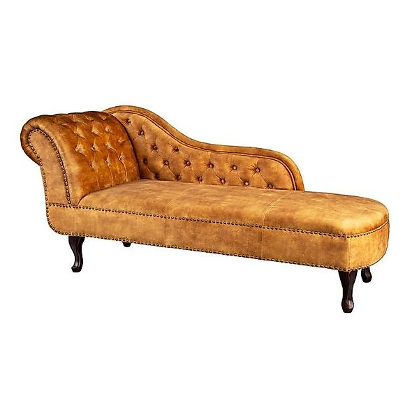 riess-ambiente Recamiere CHESTERFIELD 170cm senfgelb, Einzelartikel günstig online kaufen