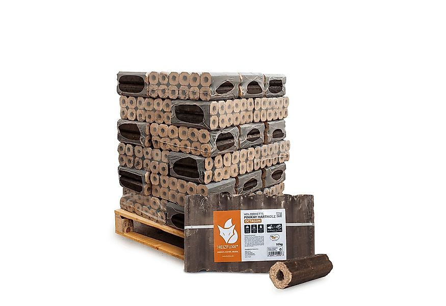 HEIZFUXX Holzbriketts PiniKay Octagon, 300 kg, (Palette, 30-St) günstig online kaufen