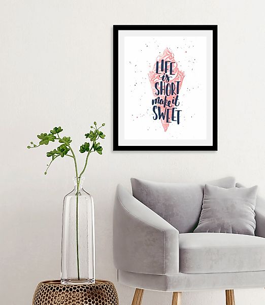 queence Bild "Sweet", Schriftzüge-Schriftzug-Sprüche & Texte-Humor-Motivati günstig online kaufen