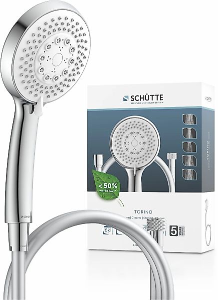 Schütte Brausegarnitur "TORINO" Handbrause-Set, Handbrause, Brauseschlauch, günstig online kaufen