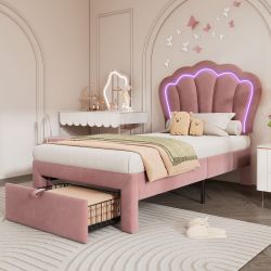 MODFU Polsterbett Kinderbett Jugendbett (Einzelbett, ohne günstig online kaufen