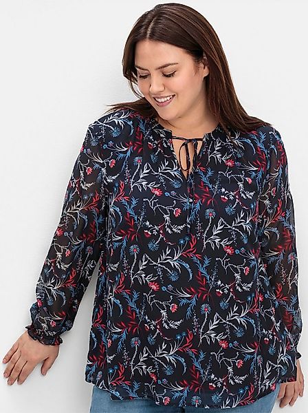 Sheego Klassische Bluse Tunika Langarm günstig online kaufen