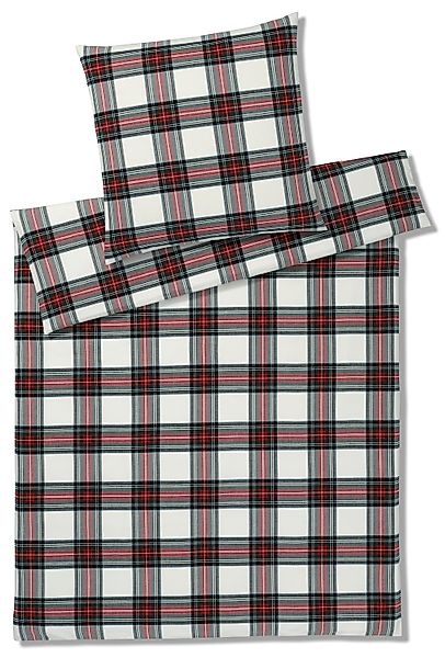 Elegante Bettwäsche "Westminster" 2 Stk. tlg. angenehmes Hautgefühl günstig online kaufen