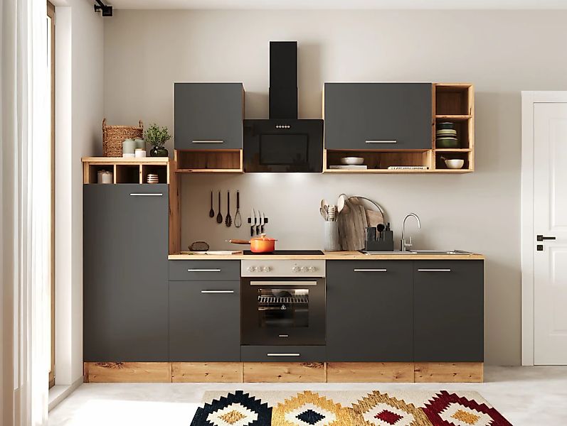 RESPEKTA Küchenzeile »Hilde« Breite 280 cm, 90 cm Arbeitshöhe, in exklusive günstig online kaufen