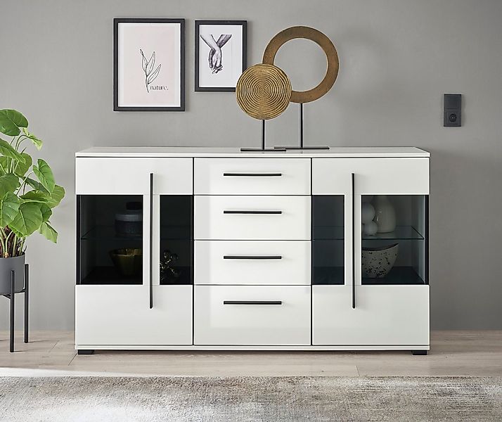 INOSIGN Sideboard Cantara, moderner Schrank, Kommode in Eiche Evoke oder we günstig online kaufen