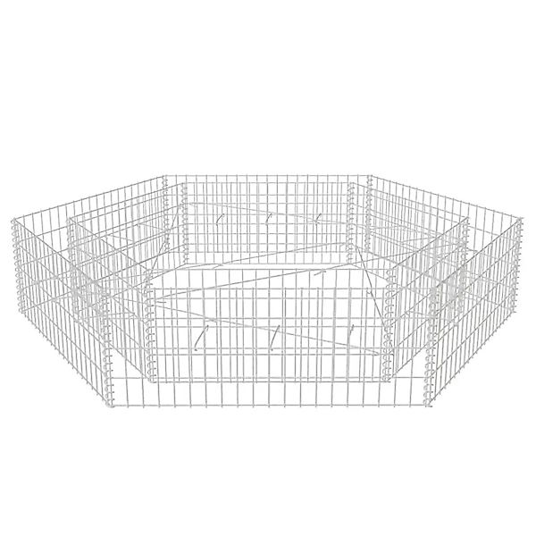 Sechseckiges Gabionen-hochbeet 200x173x40 Cm günstig online kaufen