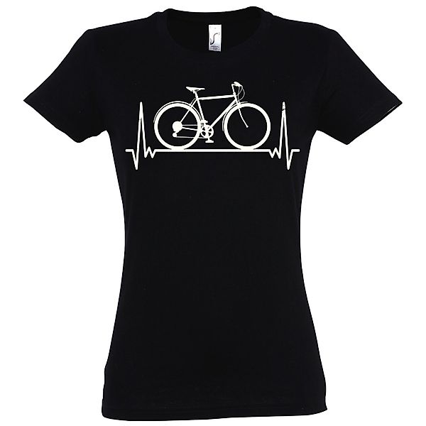 Youth Designz T-Shirt Heartbeat Fahrrad Damen günstig online kaufen