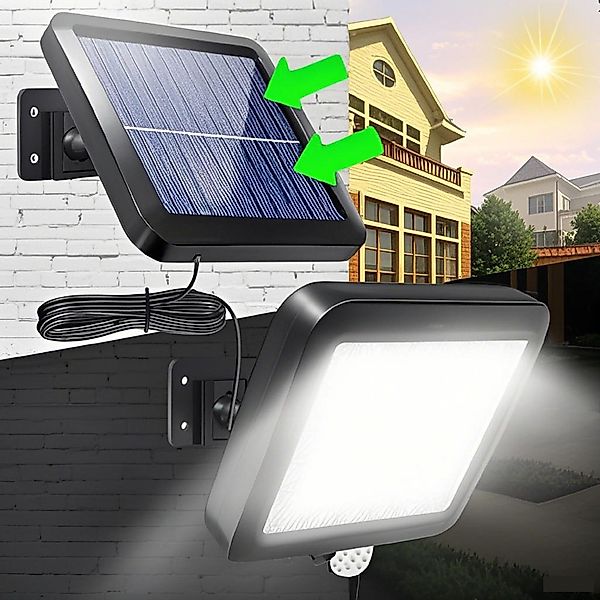 YINDN LED Solarleuchte Solarlampe mit Bewegungssensor, günstig online kaufen