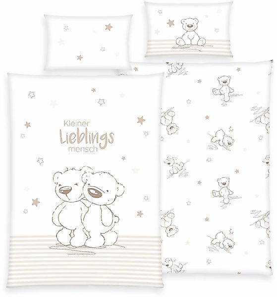 OTTO home Kinderbettwäsche "Kleiner Liebling in Gr. 100x135 und 135x200 cm" günstig online kaufen
