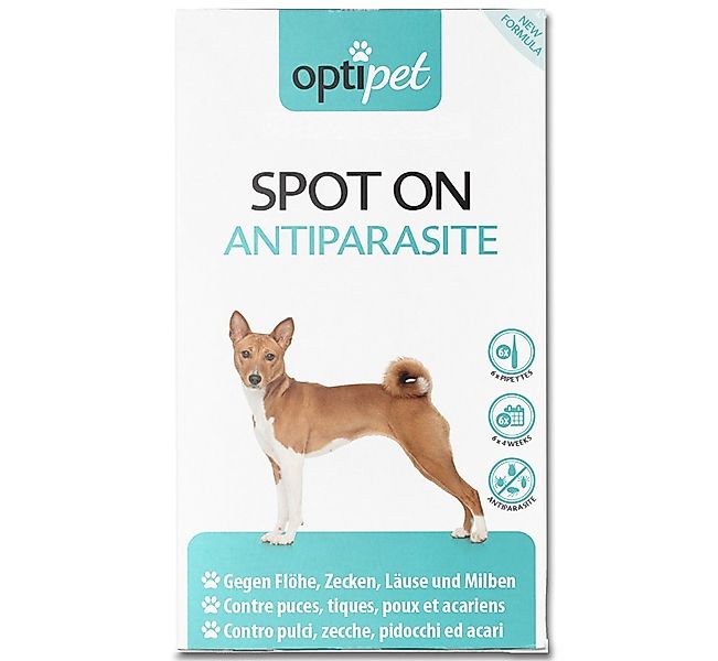 OptiPet Zeckenschutzmittel Spot on Hund Floh- Zecken Abwehr Insektenbekämpf günstig online kaufen
