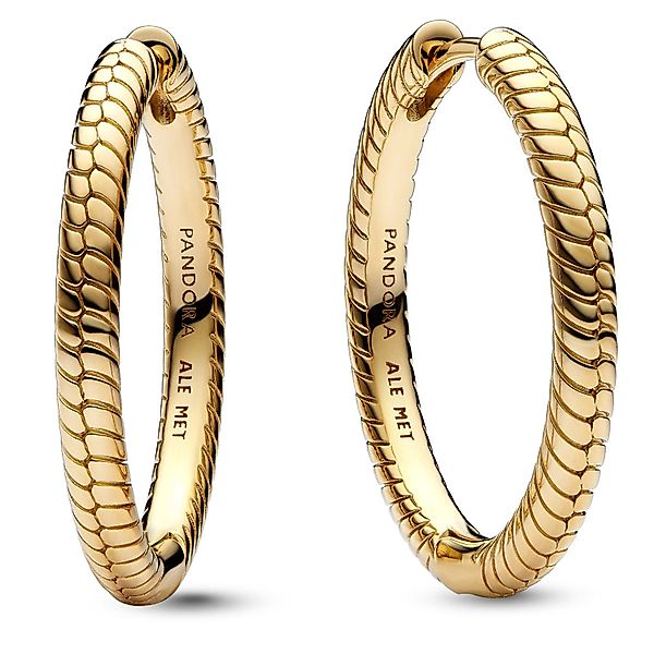 Pandora Paar Creolen Charm-e Creolen Goldfarben günstig online kaufen