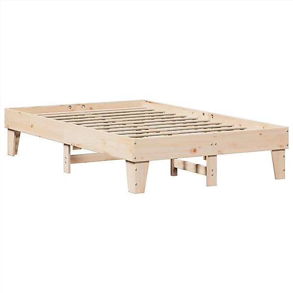 vidaXL Massivholzbett ohne Matratze 120x200 cm Kiefernholz 855358 günstig online kaufen