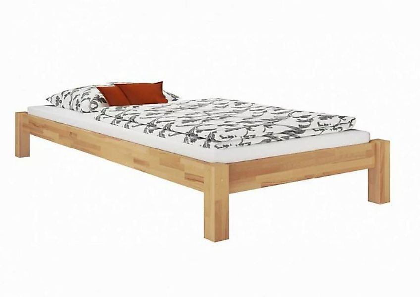 ERST-HOLZ Bett Bettrahmen Buche 120x200 mit Federholzrahmen und Matratze, B günstig online kaufen