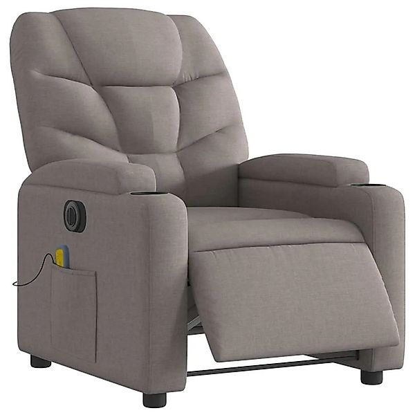 vidaXL Massagesessel Elektrisch Taupe Stoff 3204592 günstig online kaufen