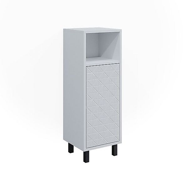 Vicco Midischrank Agasta Weiß Hochglanz 30 x 87 cm günstig online kaufen