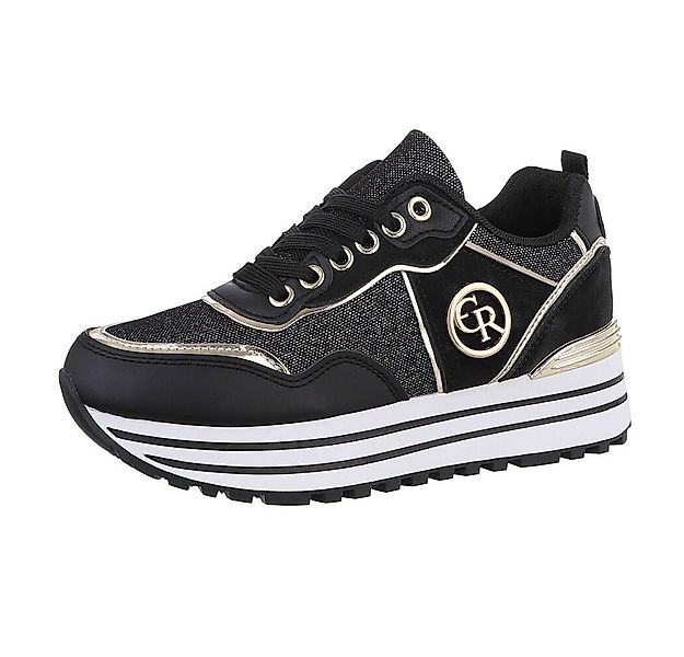 Ital-Design Damen Low-Top Freizeit Sneaker (86188174) Flach Sneakers Low in günstig online kaufen