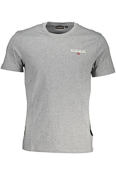 Napapijri T-Shirt Stilvolles Herren T-Shirt Grau mit günstig online kaufen