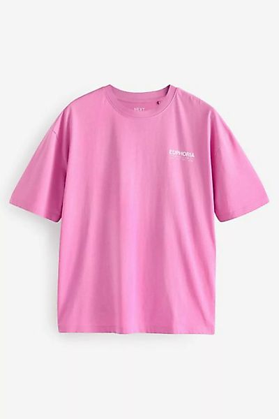 Next T-Shirt Relaxed Fit T-Shirt mit Grafikdruck hinten (1-tlg) günstig online kaufen