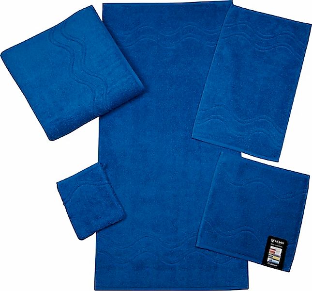 ROSS Gästehandtuch »Cashmere feeling«, (6 St.), mit Wellen-Bordüre günstig online kaufen