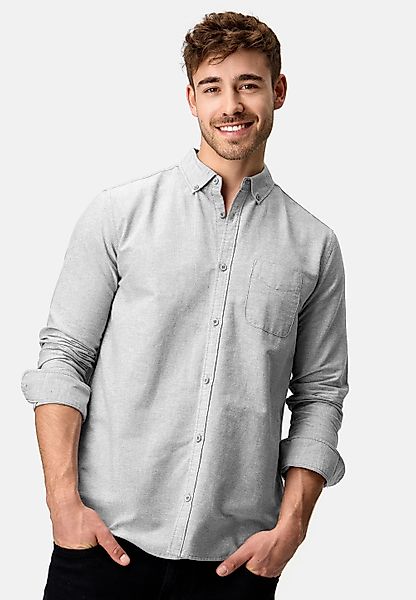 Indicode Langarmhemd Kepner mit Button-Down-Kragen und günstig online kaufen
