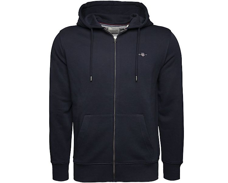 Gant Sweatjacke Reg Shield Full Zip Herren Hoodie, Pullover, Sweatshirt, Ho günstig online kaufen