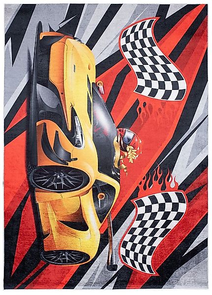 Mazovia Kinderteppich Kinderteppich Straßen Kinderzimmer, 80 x 150 cm, Wasc günstig online kaufen